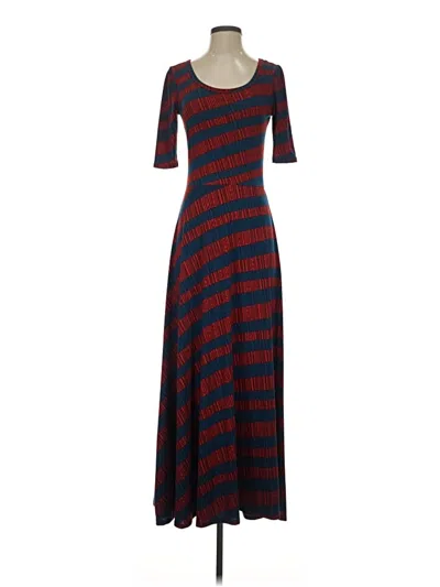 Pre-owned Lularoe Casual Dress In Red