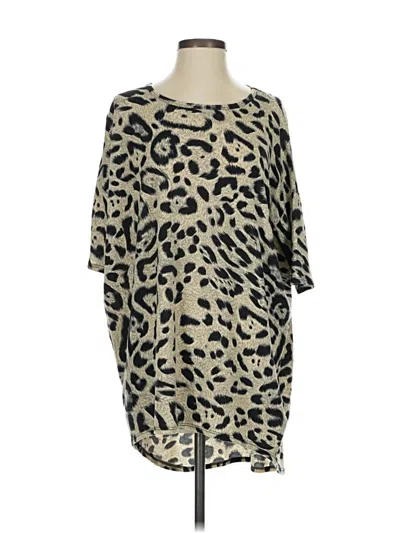 Pre-owned Lularoe Casual Dress In Tan