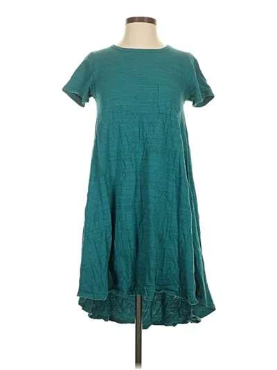 Pre-owned Lularoe Casual Dress In Teal