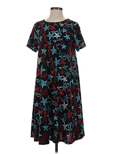 Pre-owned Lularoe Casual Dress In Teal