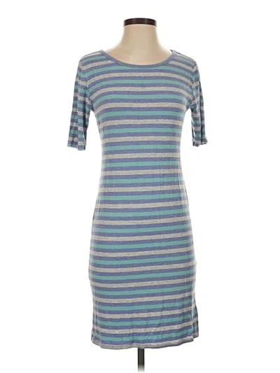 Pre-owned Lularoe Casual Dress In Teal
