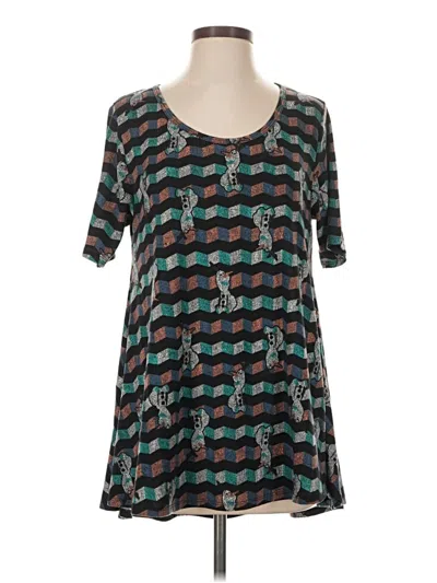 Pre-owned Lularoe Casual Dress In Teal