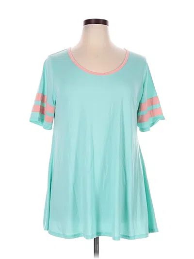 Pre-owned Lularoe Casual Dress In Teal