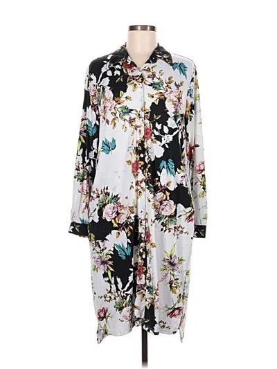 Pre-owned Lularoe Casual Dress In White