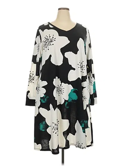 Pre-owned Lularoe Casual Dress In White