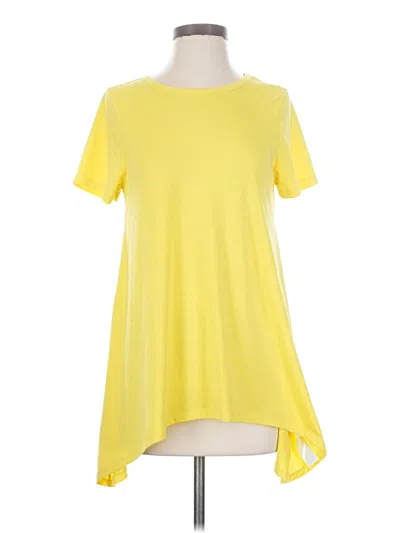 Pre-owned Lularoe Casual Dress In Yellow