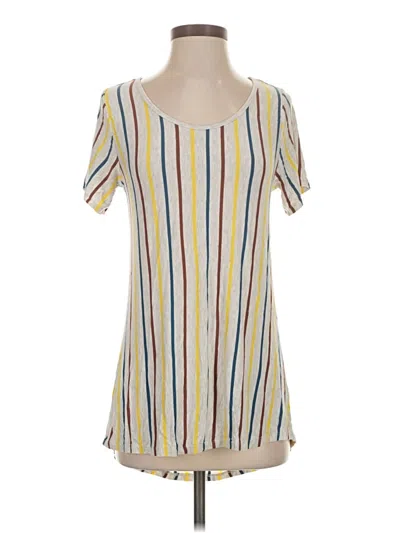Pre-owned Lularoe Casual Dress In Yellow