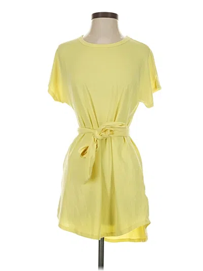 Pre-owned Lularoe Casual Dress In Yellow