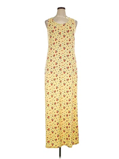 Pre-owned Lularoe Casual Dress In Yellow