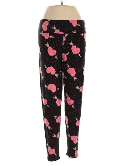 Pre-owned Lularoe Casual Pants In Black