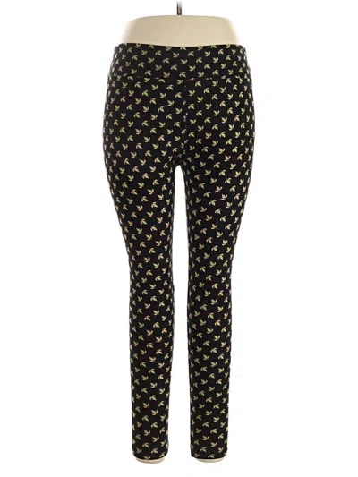 Pre-owned Lularoe Casual Pants In Black