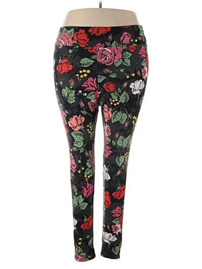 Pre-owned Lularoe Casual Pants In Black