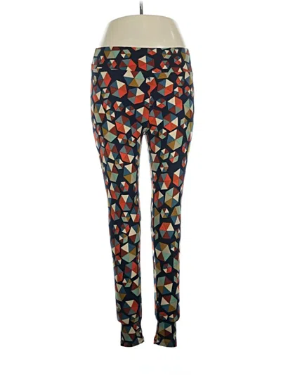 Pre-owned Lularoe Casual Pants In Black