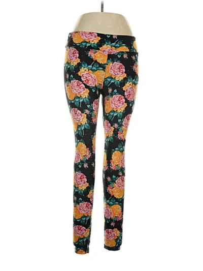 Pre-owned Lularoe Casual Pants In Black