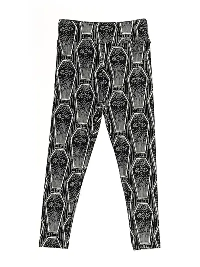 Pre-owned Lularoe Kids' Casual Pants In Black