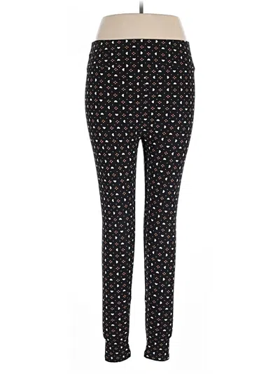 Pre-owned Lularoe Casual Pants In Black