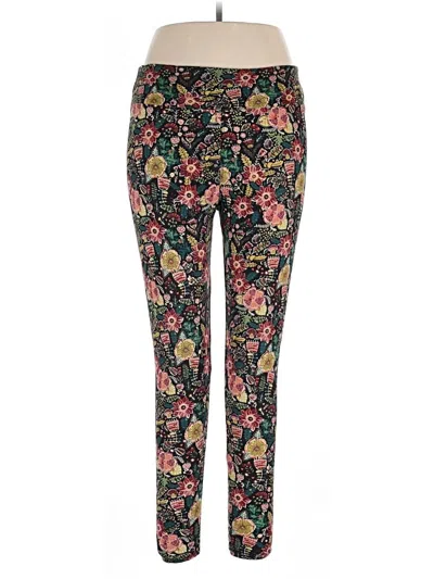 Pre-owned Lularoe Casual Pants In Black