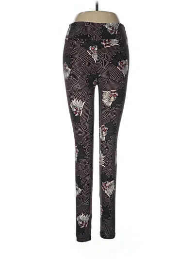 Pre-owned Lularoe Casual Pants In Black