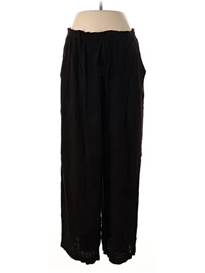Pre-owned Lularoe Casual Pants In Black