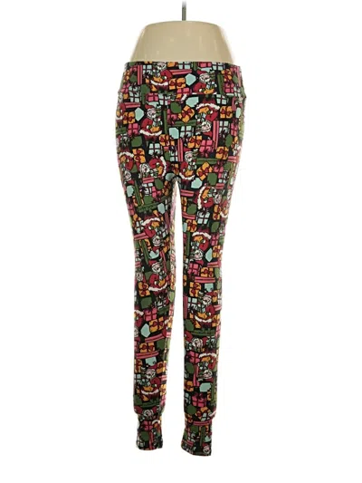 Pre-owned Lularoe Casual Pants In Black