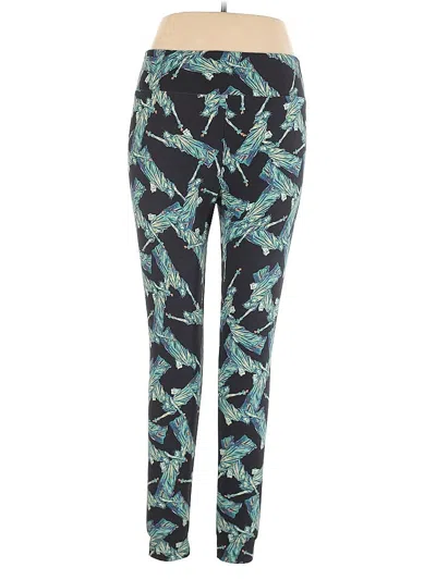 Pre-owned Lularoe Casual Pants In Blue