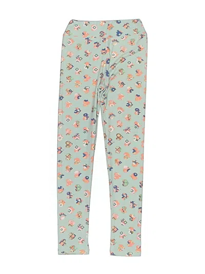 Pre-owned Lularoe Kids' Casual Pants In Blue