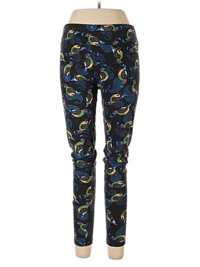 Pre-owned Lularoe Casual Pants In Blue