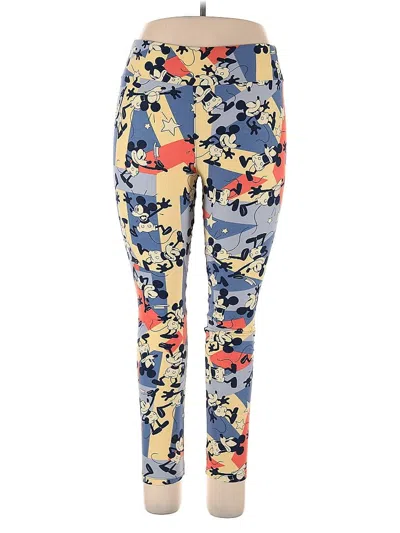 Pre-owned Lularoe Casual Pants In Blue