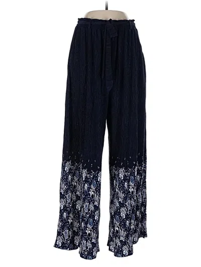 Pre-owned Lularoe Casual Pants In Blue