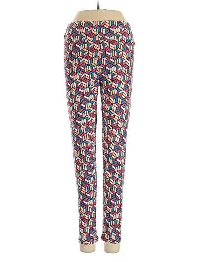 Pre-owned Lularoe Casual Pants In Blue