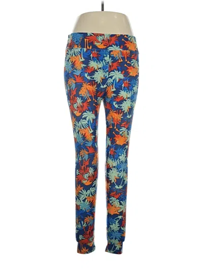 Pre-owned Lularoe Casual Pants In Blue