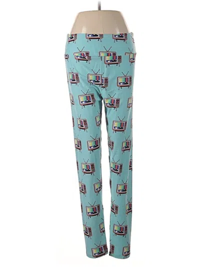Pre-owned Lularoe Casual Pants In Blue
