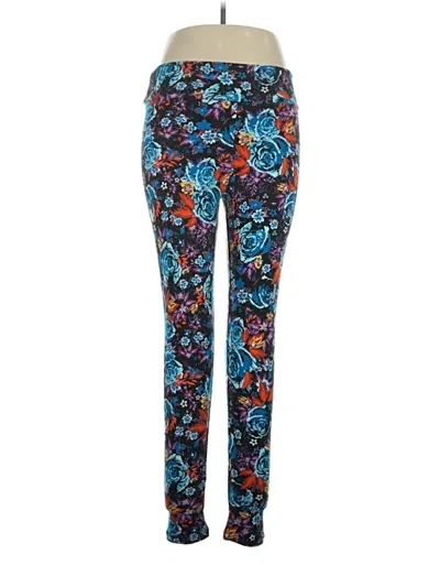 Pre-owned Lularoe Casual Pants In Blue