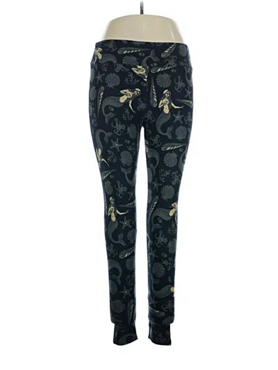 Pre-owned Lularoe Casual Pants In Blue