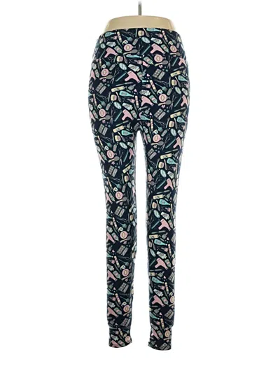 Pre-owned Lularoe Casual Pants In Blue