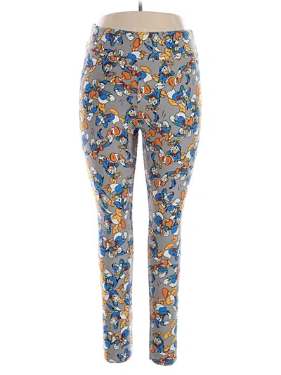 Pre-owned Lularoe Casual Pants In Blue