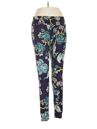 Pre-owned Lularoe Casual Pants In Blue