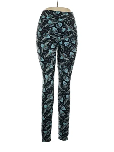 Pre-owned Lularoe Casual Pants In Blue