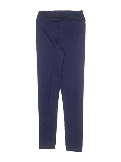 Pre-owned Lularoe Kids' Casual Pants In Blue
