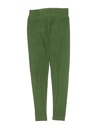 Pre-owned Lularoe Kids' Casual Pants In Green
