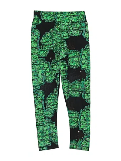 Pre-owned Lularoe Kids' Casual Pants In Green