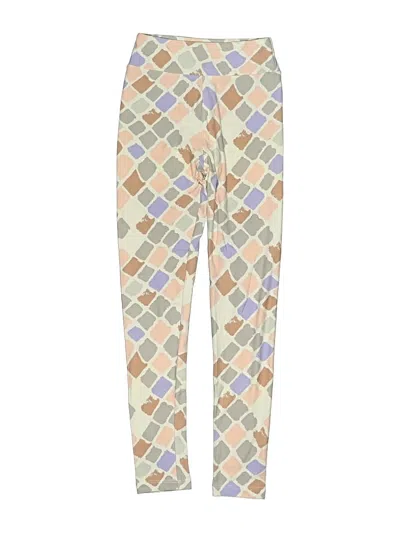 Pre-owned Lularoe Kids' Casual Pants In Ivory