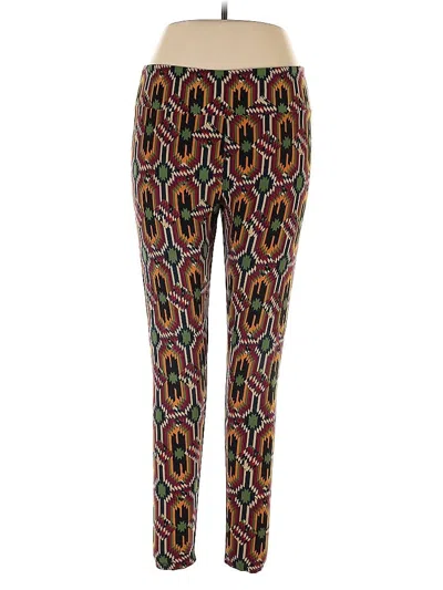Pre-owned Lularoe Casual Pants In Orange
