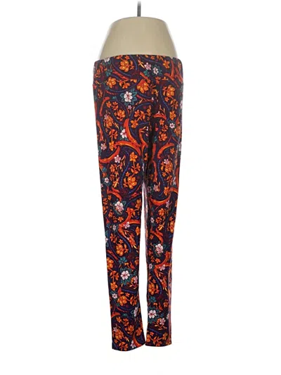 Pre-owned Lularoe Casual Pants In Orange