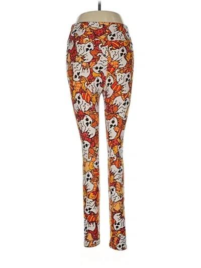 Pre-owned Lularoe Casual Pants In Orange