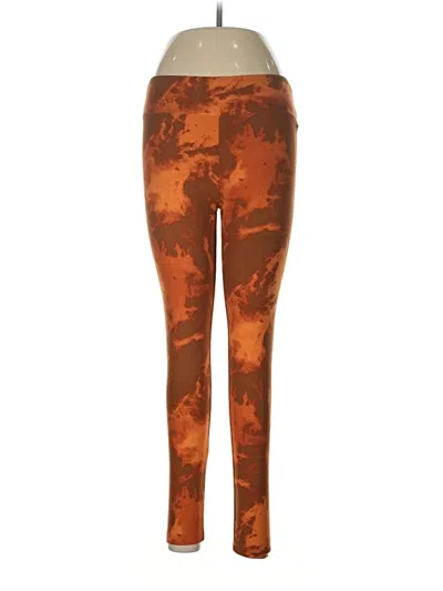 Pre-owned Lularoe Casual Pants In Orange