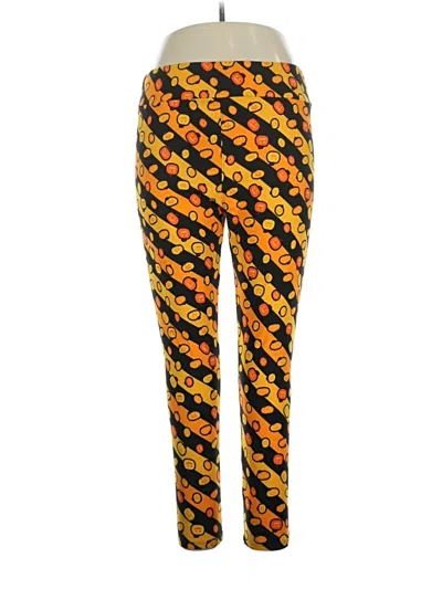 Pre-owned Lularoe Casual Pants In Orange