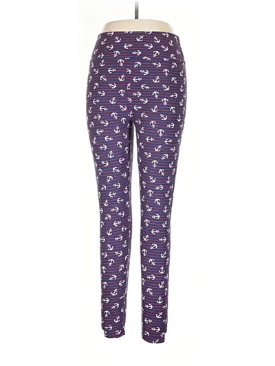 Pre-owned Lularoe Casual Pants In Purple