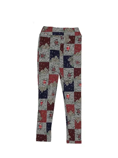 Pre-owned Lularoe Kids' Casual Pants In Red