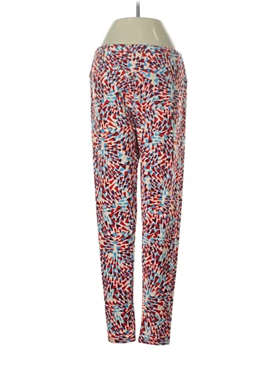 Pre-owned Lularoe Casual Pants In Red